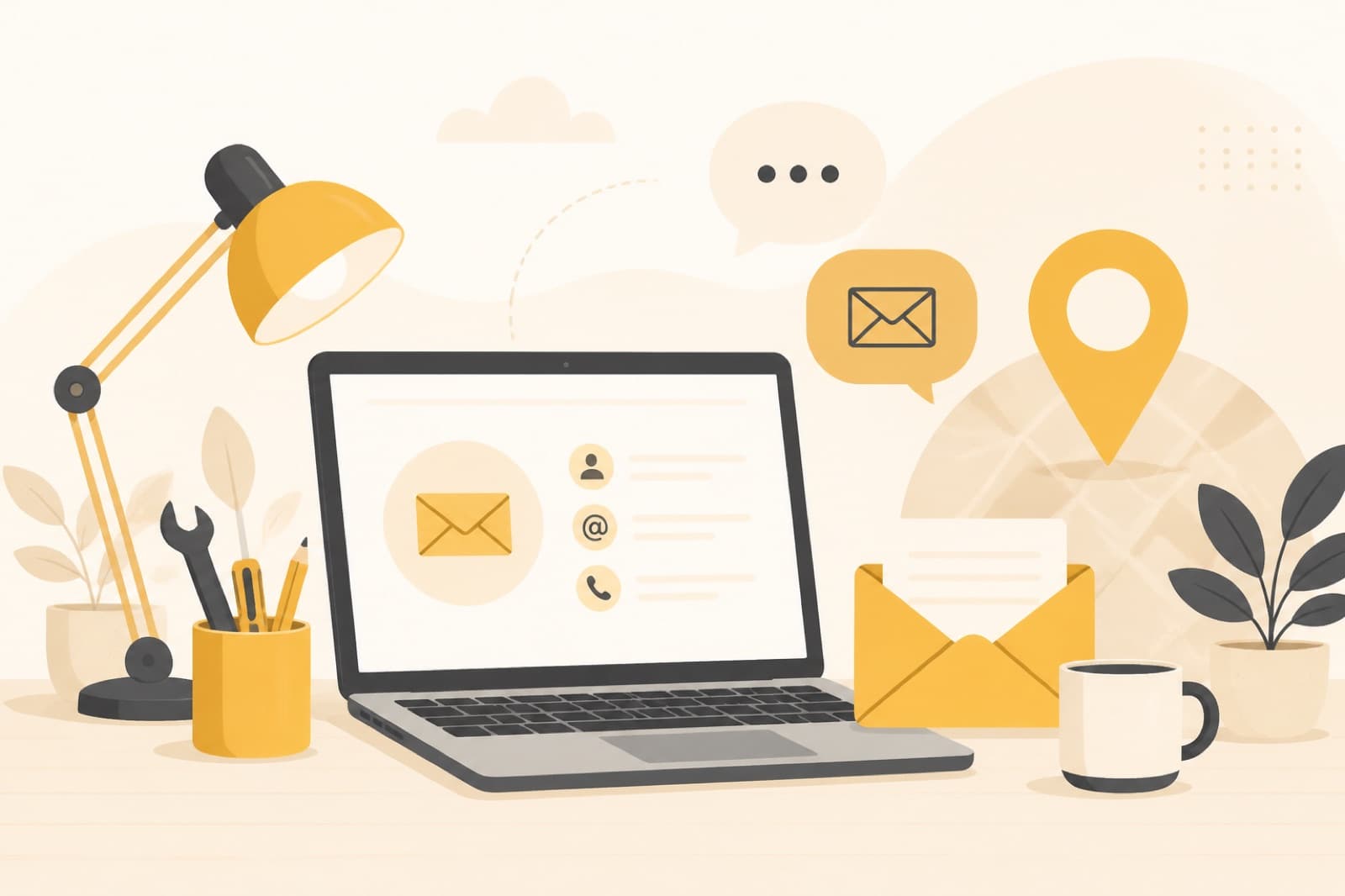 Illustration of contacting the ToolsAndCalcs team